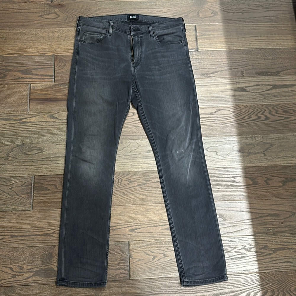 Men’s Paige Lennox Jeans Sz 34 (32 Inseam)